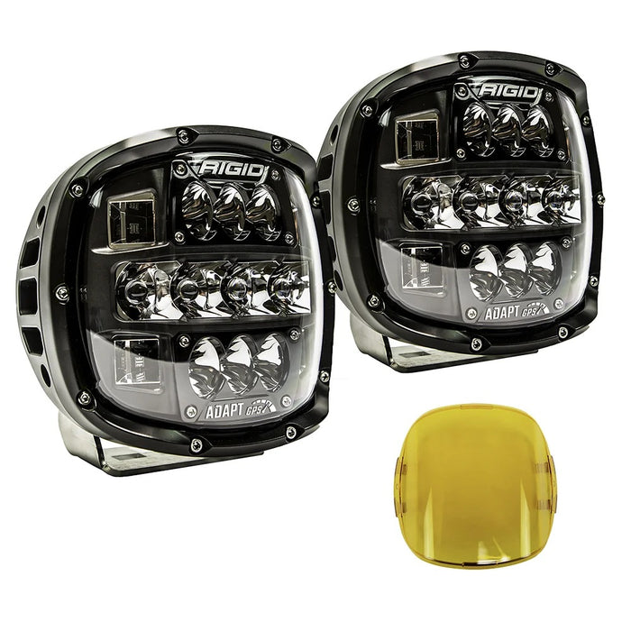 Rigid Industries 300423 RIGID Light Cover for Adapt XP Yellow Single - Truck Part Superstore
