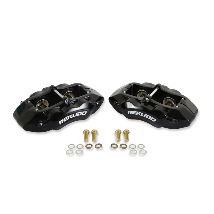 Lakewood RK400-10 Rekudo Caliper; Front; Black; W/REKUDO Logo; - Truck Part Superstore