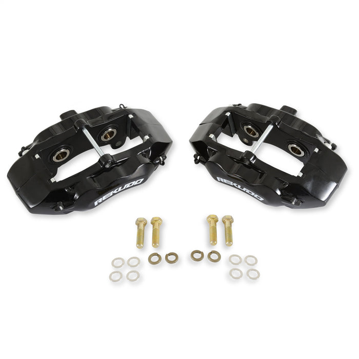Lakewood RK400-11 Rekudo Caliper; Rear; Black; W/REKUDO Logo; - Truck Part Superstore