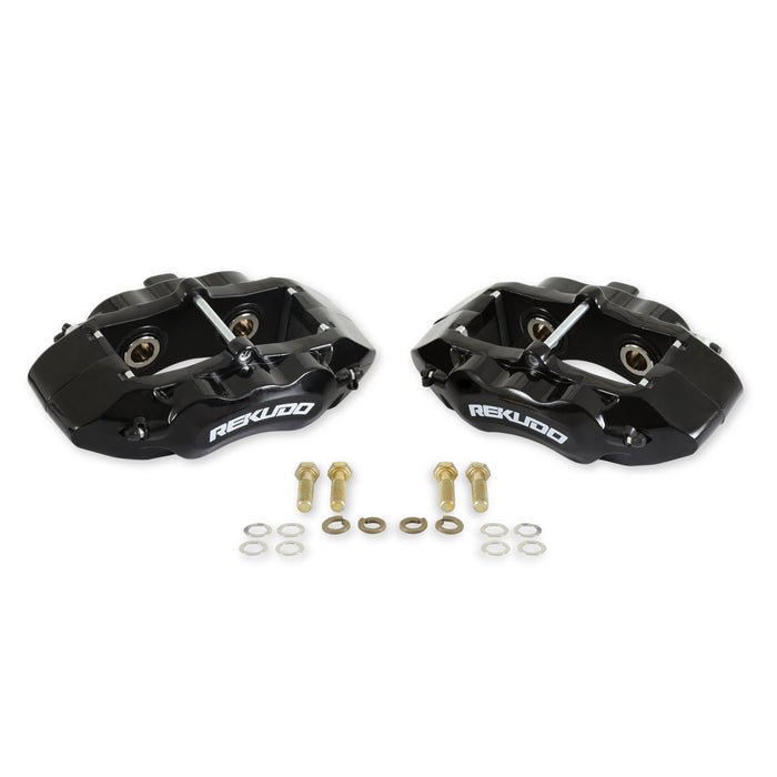 Lakewood RK400-11 Rekudo Caliper; Rear; Black; W/REKUDO Logo; - Truck Part Superstore