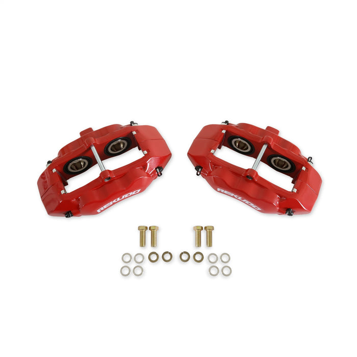 Lakewood RK400-12 Rekudo Caliper; Front; Red; W/REKUDO Logo; - Truck Part Superstore
