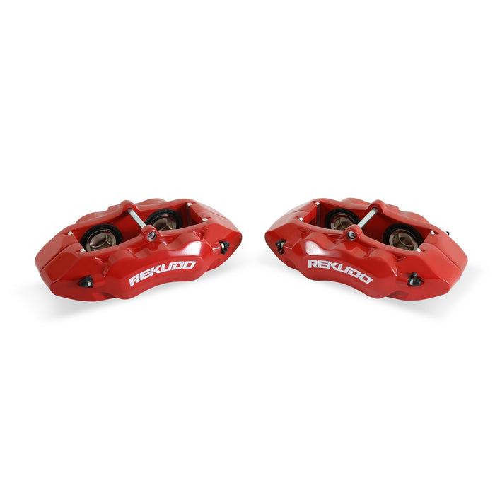 Lakewood RK400-12 Rekudo Caliper; Front; Red; W/REKUDO Logo; - Truck Part Superstore