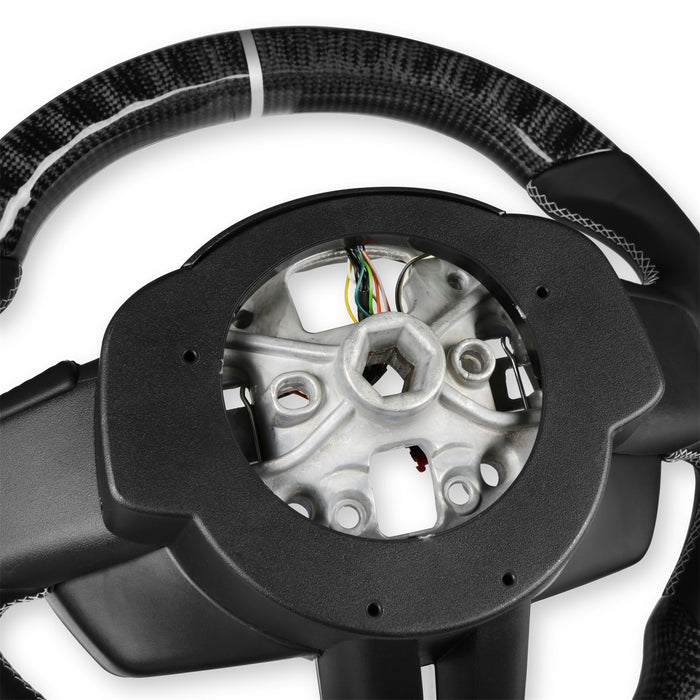 Lakewood RK950-05 Rekudo Steering Wheel; Carbon Fiber Leather Grip; - Truck Part Superstore