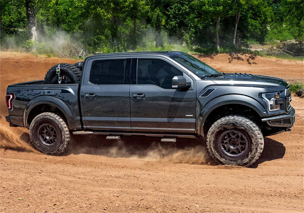 N-Fab D194RKRCC RKR Rails-Cab Len (2 Steps)-19-22 (New Body Style) Ram 1500 Crew-TX Blk - Truck Part Superstore
