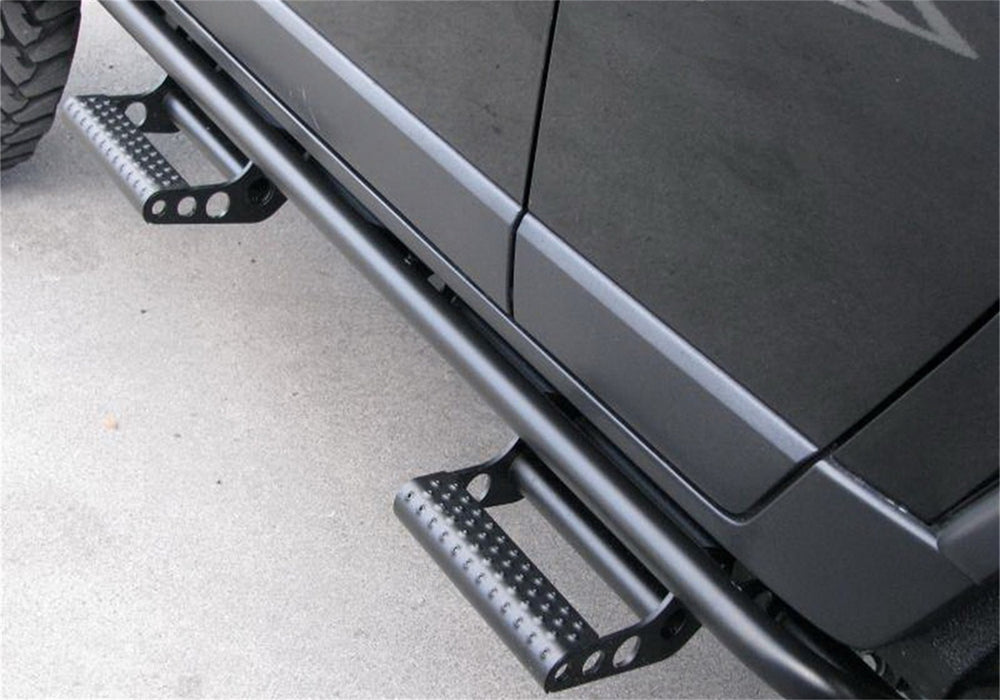 N-Fab T154RKRCCS4 RKR Step Sys-Cab Len (2 Stp Mnts/2 Stps)-16-22 Tacoma Double-TX Blk - Truck Part Superstore