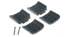 Rhino-Rack USA RLKS2 2500 Leg Spacer; Incl. 4 Height Spacers; 18mm; - Truck Part Superstore
