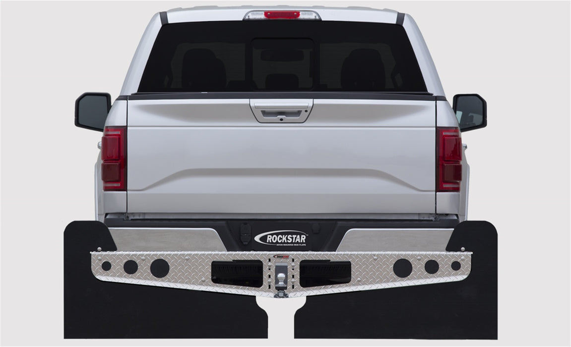 ROCKSTAR Mud Flaps A10201222 ROCKSTAR Hitch Mounted Mud Flaps - Truck Part Superstore