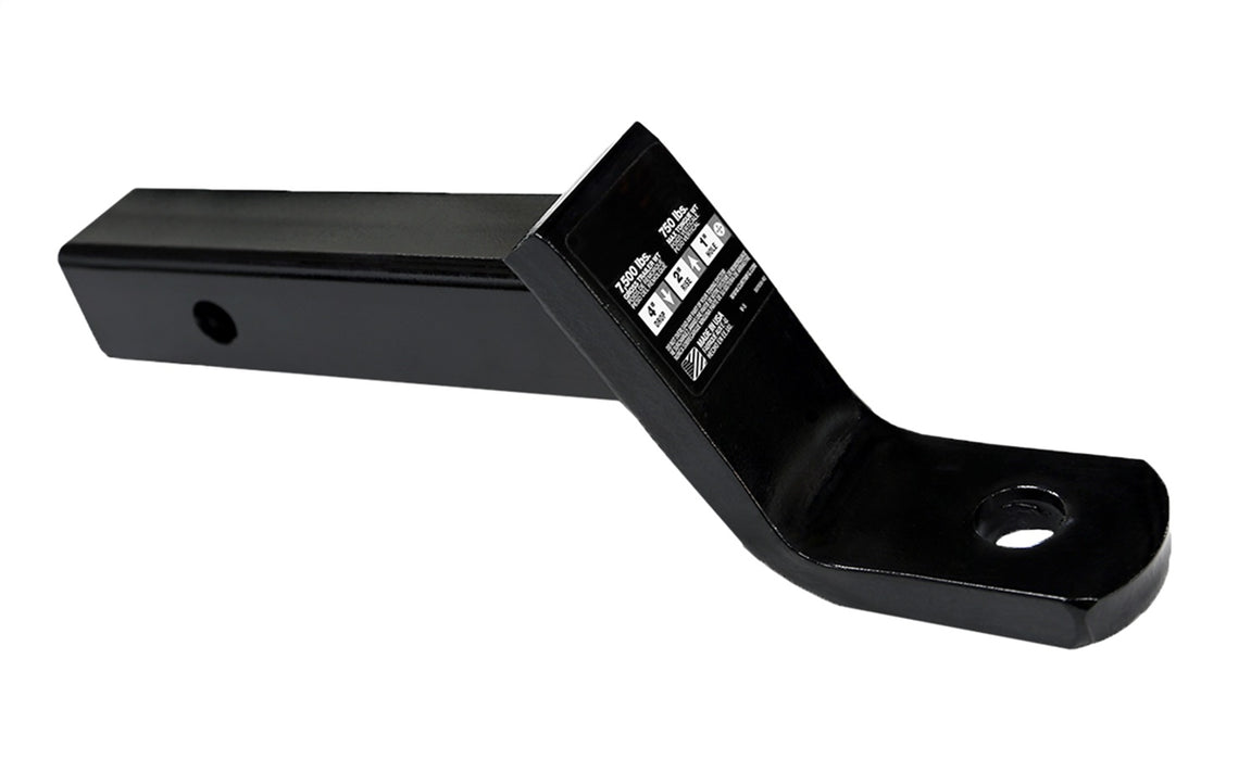 ROCKSTAR Mud Flaps 80826 Drop Ball Hitch; 4 Inch; Extended Shaft; For Use w/2 Inch Receiver; - Truck Part Superstore