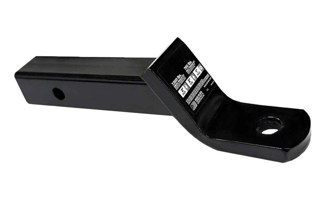 ROCKSTAR Mud Flaps 80812 Drop Ball Hitch; 2 Inch; Extended Shaft; For Use w/2 Inch Receiver; - Truck Part Superstore