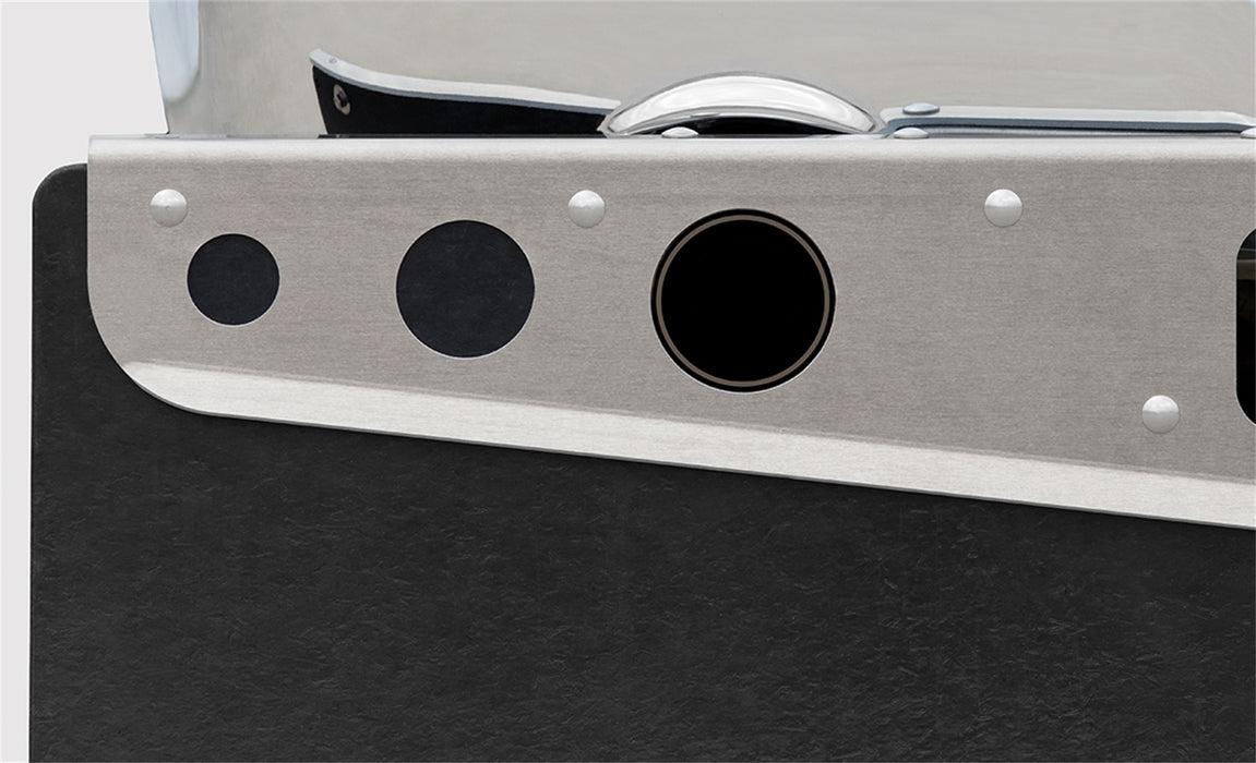 ROCKSTAR Mud Flaps A10200721 ROCKSTAR XL Hitch Mount Mud Flaps with Aluminum Frame and Stabilizer Plate - Truck Part Superstore