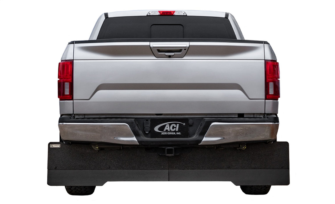 ROCKSTAR Mud Flaps H4020039 Full Width Tow Flap; Black Urethane; w/ Adjustable Rubber; - Truck Part Superstore