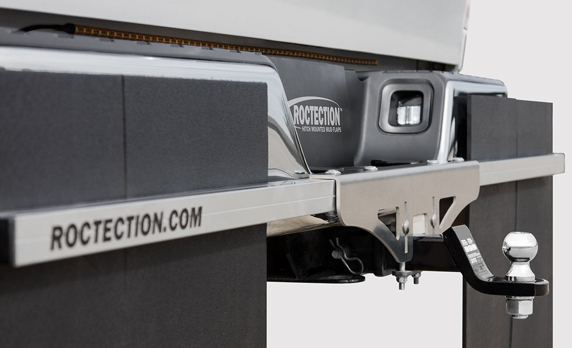 ROCKSTAR Mud Flaps C100001 Roctection Hitch Mount Mud Flaps - Truck Part Superstore