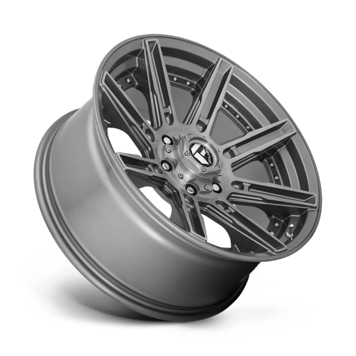 Fuel 1PC D71020007547 D710 20X10 5X5.0 BRSH-GNMTL-TTC -18MM - Truck Part Superstore