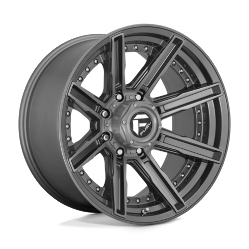 Fuel 1PC D71020001747 D710 20X10 8X170 BRSH-GNMTL-TTC -18MM - Truck Part Superstore
