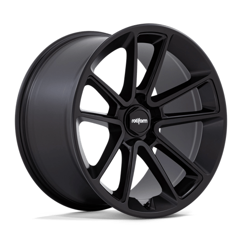 Rotiform 1PC R194210565+45 R194 21X10.5 5X4.5 MT-BLK-BLK-CAP 45MM - Truck Part Superstore