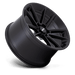 Rotiform 1PC R194210511+15 R194 21X10.5 5X120 MT-BLK-BLK-CAP 15MM - Truck Part Superstore