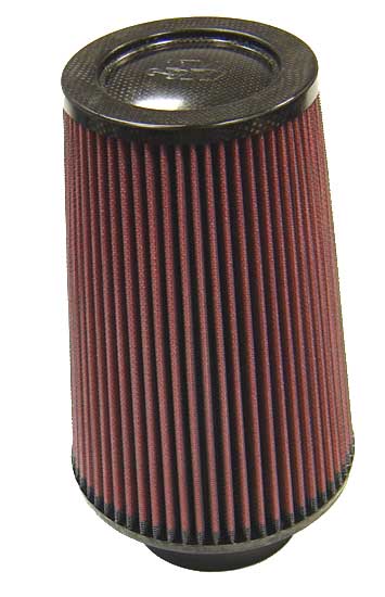 K&N RP-5118 Universal Air Filter - Carbon Fiber Top - Truck Part Superstore