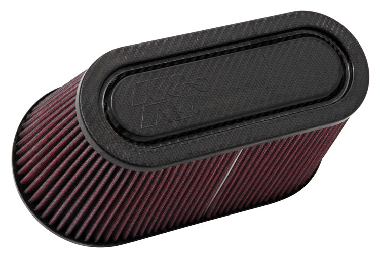 K&N RP-5182 Universal Air Filter - Carbon Fiber Top & Base - Truck Part Superstore