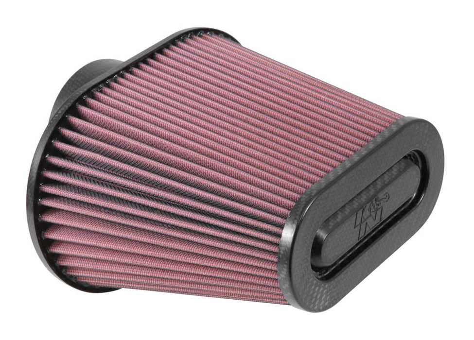 K&N RP-5285 Universal Air Filter - Carbon Fiber Top - Truck Part Superstore