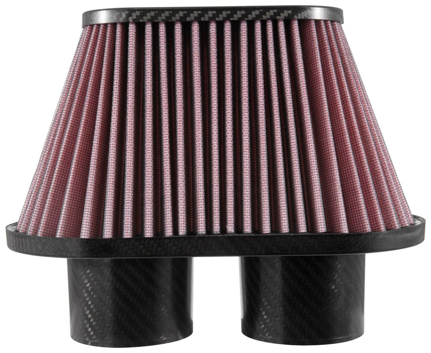 K&N RP-6101 Universal Air Filter - Carbon Fiber Top - Truck Part Superstore