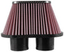 K&N RP-6101 Universal Air Filter - Carbon Fiber Top - Truck Part Superstore