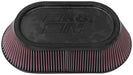 K&N RP-6103 Universal Air Filter - Carbon Fiber Top - Truck Part Superstore
