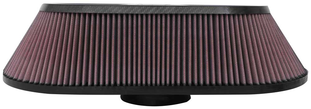 K&N RP-6103 Universal Air Filter - Carbon Fiber Top - Truck Part Superstore