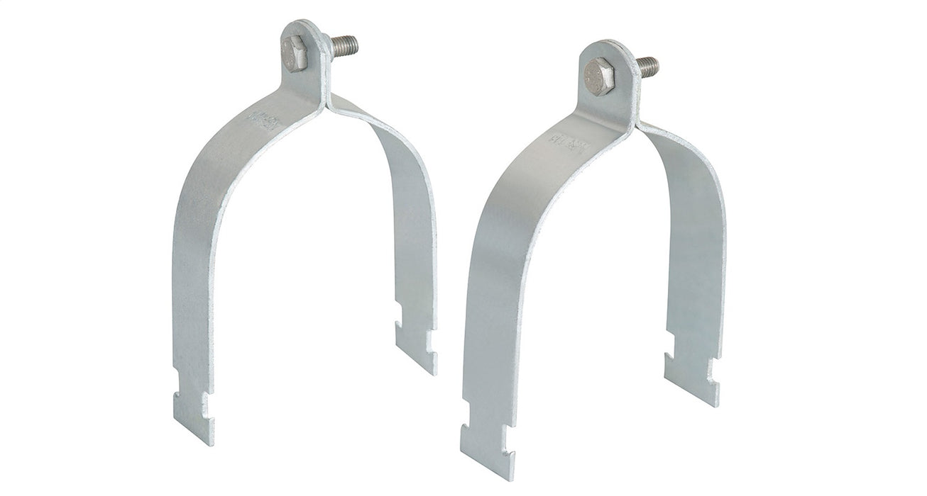 Rhino-Rack USA RPC4 Heavy Duty Pipe Clamps; Galvanized Steel; Pair; 4 in.; - Truck Part Superstore