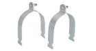 Rhino-Rack USA RPC4 Heavy Duty Pipe Clamps; Galvanized Steel; Pair; 4 in.; - Truck Part Superstore