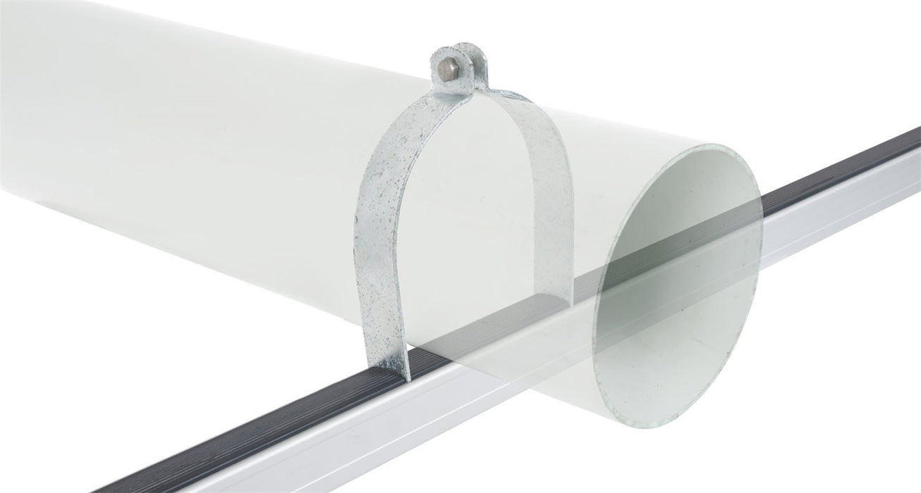 Rhino-Rack USA RPC6 Heavy Duty Pipe Clamps; Galvanized Steel; Pair; 6 in.; - Truck Part Superstore
