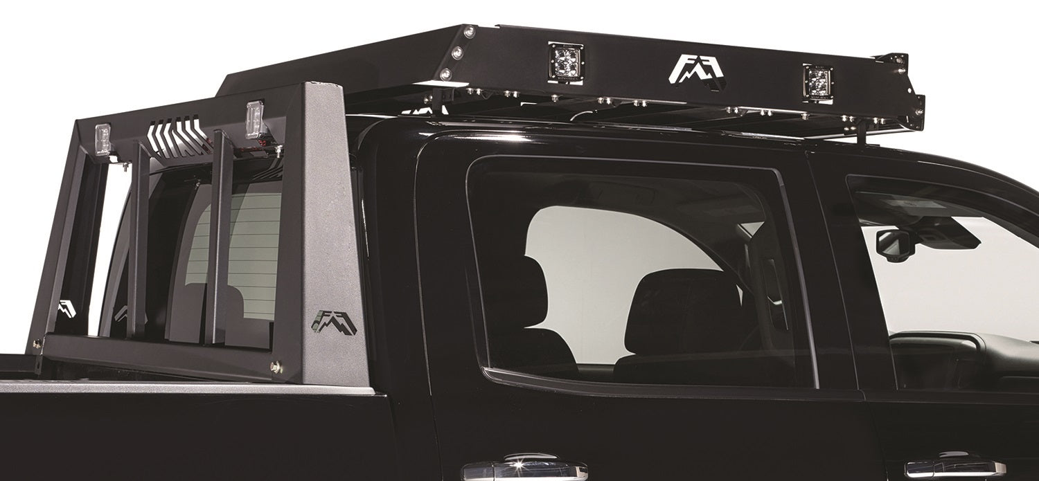 Fab Fours RR48-1 Roof Rack; Powder Coated; 48 in.; Fits All Truck/SUV/Jeep Models; - Truck Part Superstore