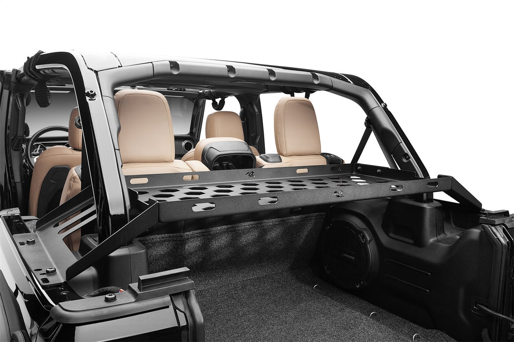 Rugged Ridge 13551.41 Interior Storage Rack; Black; Steel; - Truck Part Superstore