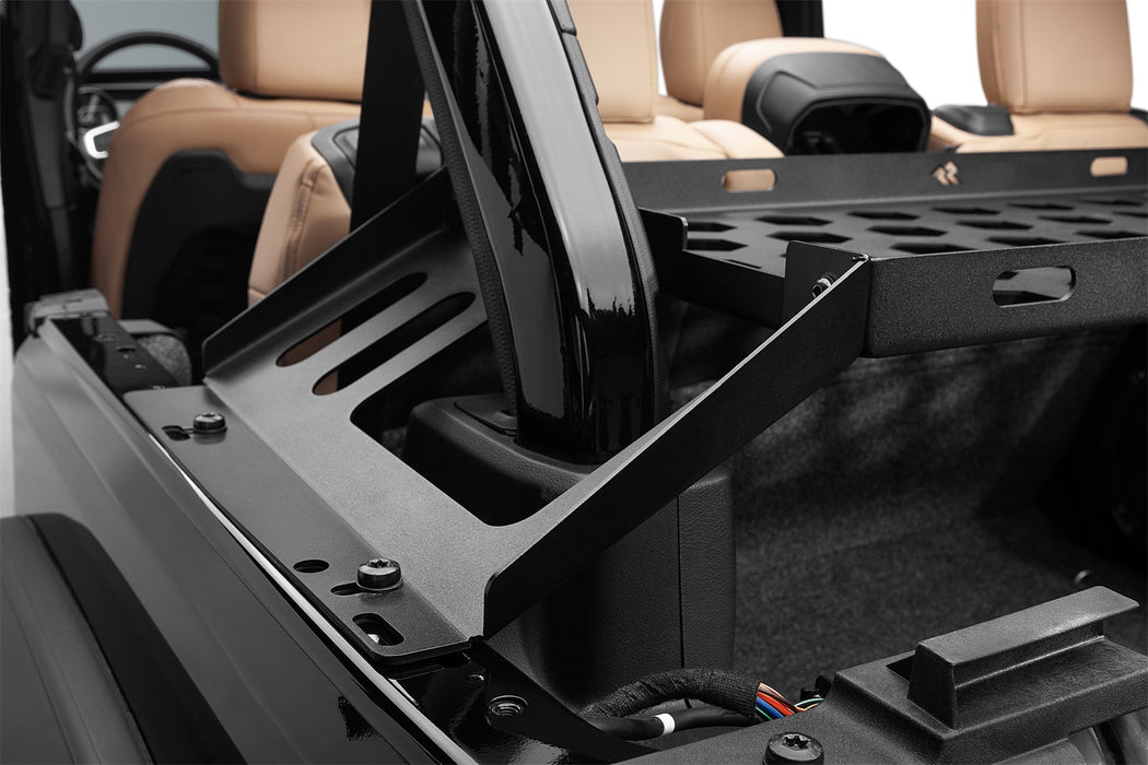 Rugged Ridge 13551.41 Interior Storage Rack; Black; Steel; - Truck Part Superstore