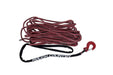 Rough Country RS116 Synthetic Rope 85 Feet Rated Up to 16,000 Lbs 3/8 Inch Includes Clevis Hook and Protective Sleeve Red/Grey Combo Rough Country - Truck Part Superstore