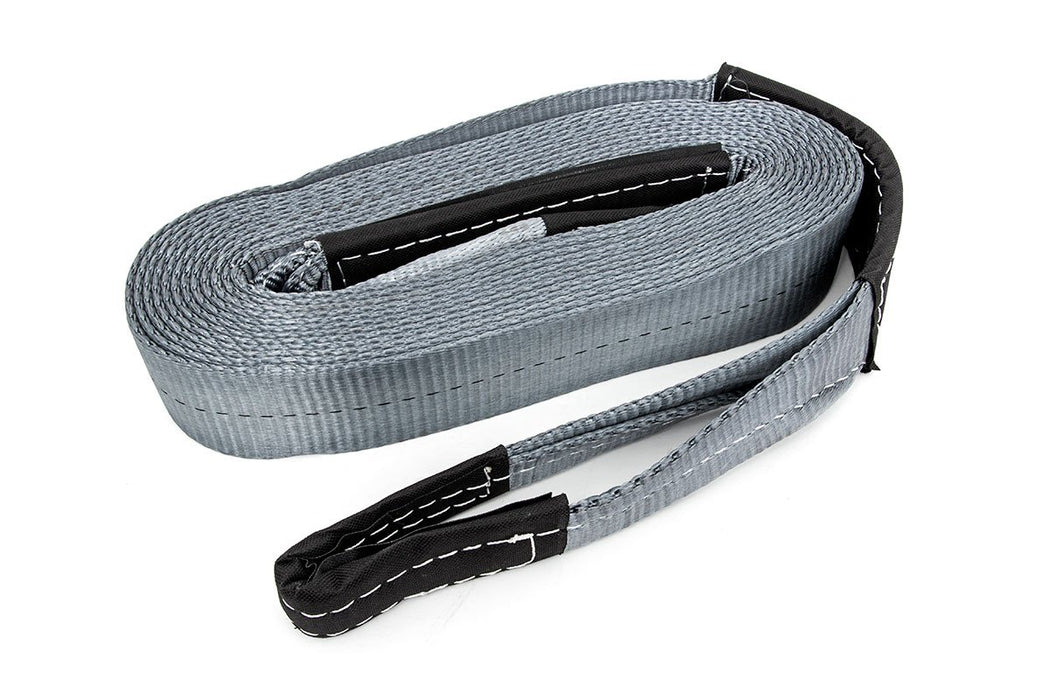 Rough Country RS120 Winch Strap Rated Up to 16,000 LBS 30 Foot Long x 2.5 Inch Wide Rough Country - Truck Part Superstore