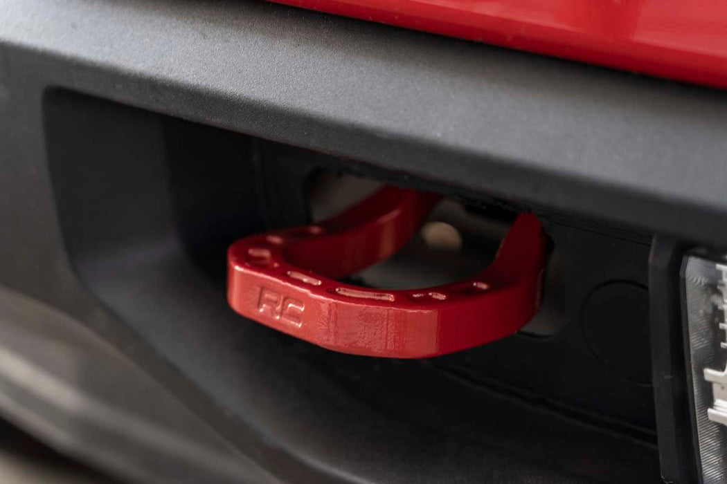 Rough Country RS132 Forged Tow Hooks 19-20 Silverado 1500 Red Rough Country - Truck Part Superstore