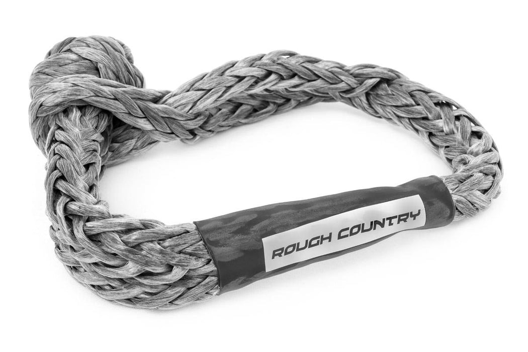 Rough Country RS135 Soft Shackle Rope 7/16 Inch Diameter 34,000 LB Breaking Strength Gray Rough Country - Truck Part Superstore