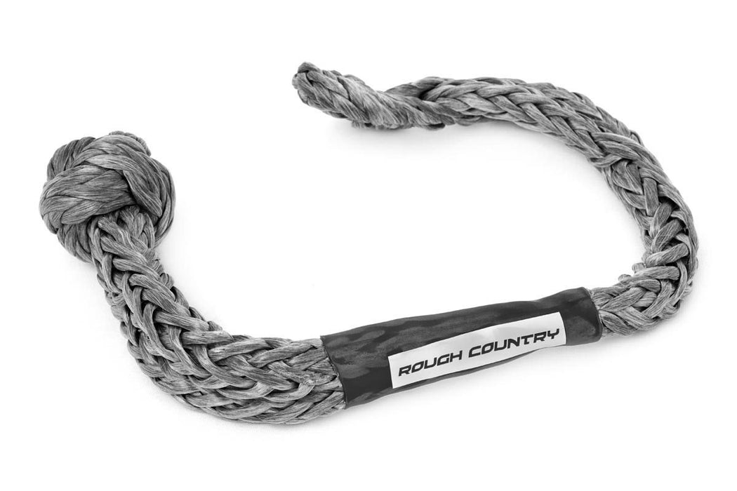 Rough Country RS135 Soft Shackle Rope 7/16 Inch Diameter 34,000 LB Breaking Strength Gray Rough Country - Truck Part Superstore