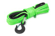 Rough Country RS142 1/4 Inch Synthetic Rope 85 Feet Rated Up to 16,000 Lbs 3/8 Inch Includes Clevis Hook and Protective Sleeve UTV, ATV Green Rough Country - Truck Part Superstore