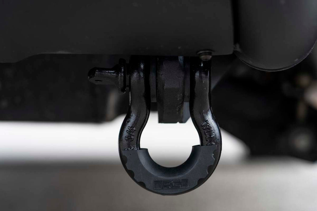 Rough Country RS146 Toyota Tow Hook to Shackle Conversion Kit w/Bull Bar Support 07-20 Tundra Rough Country - Truck Part Superstore