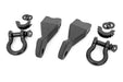 Rough Country RS155 Chevy Tow Hook to Shackle Conversion Kit w/Standard D-Rings & Rubber Isolators 19-20 Silverado 1500 Rough Country - Truck Part Superstore