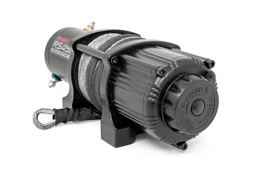 Rough Country RS4500S 4500 LB UTV/ATV Electric Winch w/Synthetic Rope Rough Country - Truck Part Superstore