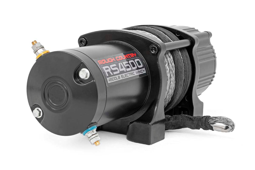 Rough Country RS4500S 4500 LB UTV/ATV Electric Winch w/Synthetic Rope Rough Country - Truck Part Superstore