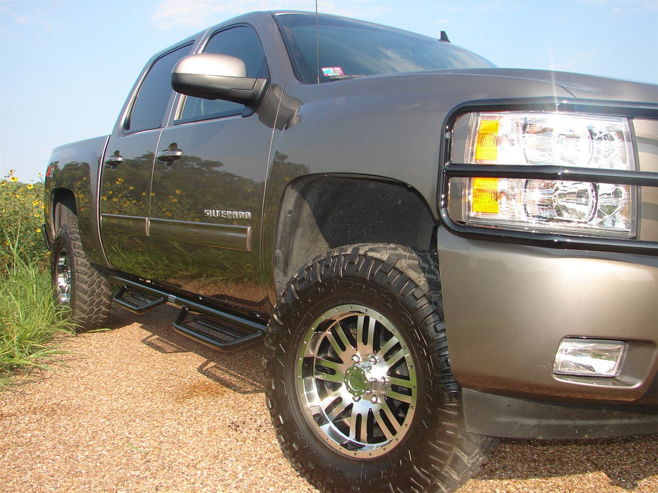 Ranch Hand RSC071E6B4W Running Step 3 in. Round; 4 Step; - Truck Part Superstore