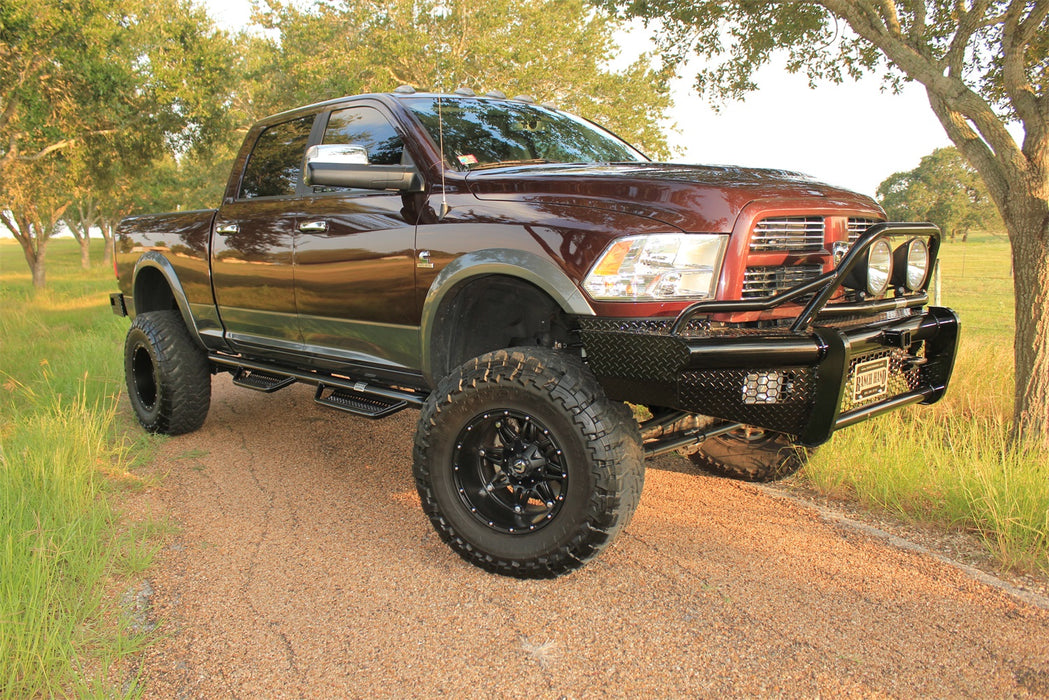 Ranch Hand RSD101C6B4W Running Step 3 in. Round; 4 Step; Black; - Truck Part Superstore