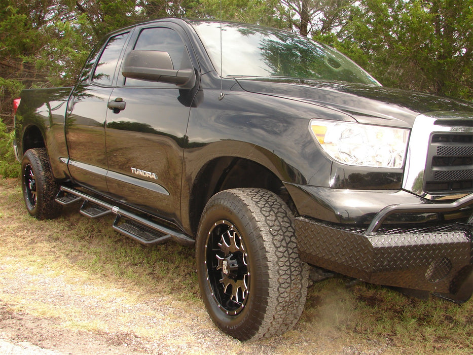 Ranch Hand RST07HQ6B6 Running Step 3 in. Round; 6 Step; - Truck Part Superstore