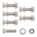 Rock Tamers RT056 Rock Tamers Replacement Parts; M8 Flap Clamp Bolt Kit; - Truck Part Superstore