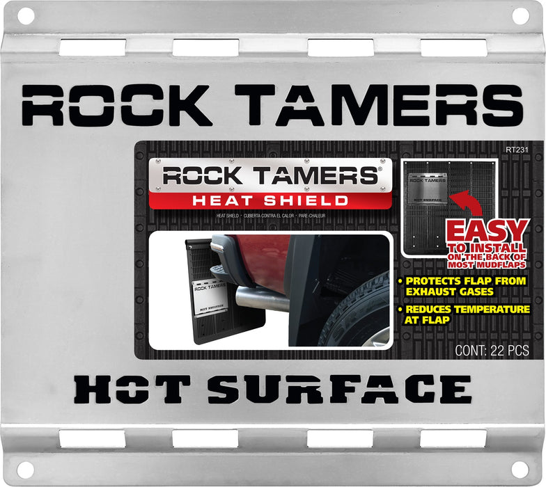 Rock Tamers RT231 Rock Tamers Accessories; Heat Shield; Stainless; Heavy Duty; - Truck Part Superstore