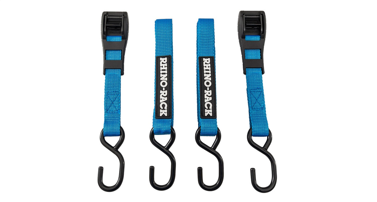 Rhino-Rack USA RTDH3 Tie Down Strap; 9.8 ft.; Incl. 2 Straps w/Hook; - Truck Part Superstore