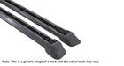 Rhino-Rack USA RTS507 Track Set; Includes Hardware And End Caps; Pair; - Truck Part Superstore